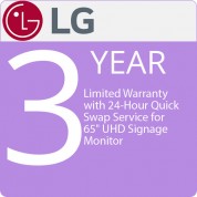 Lg 3-year 24-hour Quick Swap Service For 65