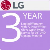 Lg 3-year White Glove 72-hour Quick Swap Service For 98