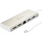 J5create Jcd381 5-in-1 Usb 3.1 Gen 1 Type-c Dock