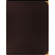 Pioneer Photo Albums Sm46-br Oxford Brass Corner Photo Album (burgundy)