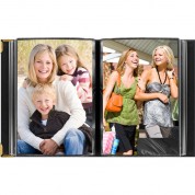 Pioneer Photo Albums Sm46-gy Oxford Brass Corner Photo Album (gray)