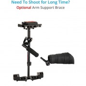 Flycam Hd-3000 Video Camera Stabilizer With Quick Release Plate And Table Clamp