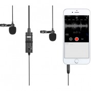 Boya By-m1dm Dual Omnidirectional Lavalier Microphone