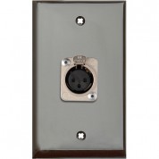 My Custom Shop Xlr Wall Plate (brown Lexan)