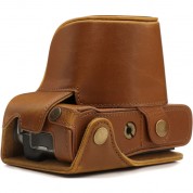 Megagear Ever Ready Leather Camera Case For Fujifilm X-a7 (light Brown)