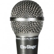 On-stage As420v2 Handheld Hypercardioid Dynamic Vocal Microphone With Xlr Cable (silver Grille)