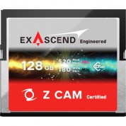 Z Cam 128gb Exascend Cfast 2.0 Memory Card