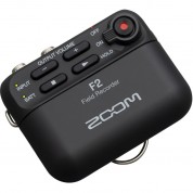 Zoom F2 Ultracompact Portable Field Recorder With Lavalier Microphone