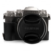 Megagear Ever Ready Leather Half Camera Case For Fujifilm X-t4 (black)