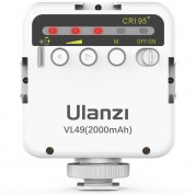 Ulanzi Vl-49 Rechargeable Mini Led Light (white)