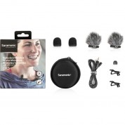 Saramonic Dk5a Professional Water-resistant Omnidirectional Lavalier Microphone For Saramonic, Rode, Sennheiser, Senal, Azden, And Boya Transmitters (locking 3.5mm Connector)