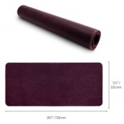 Londo Genuine Leather Extended Mouse Pad (damson)