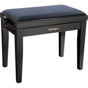 Roland Rpb-220pe Piano Bench With Velour Seat (polished Ebony)