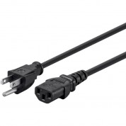 Genustech Nema 5-15p To Iec C13 Power Cord (18 Awg, 3')