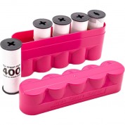 Japan Camera Hunter 120 Film Hard Case (pink, Holds 5 Rolls)