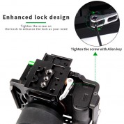 Lanparte Camera Cage With 501-compatible Qr Plate For Sony A7r Iv