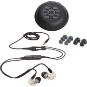 Shure Se215 Sound-isolating In-ear Stereo Earphones With Rmce-uni Remote Mic Universal Cable (clear)