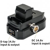 Came-tv Base Adapter Mkii With D-tap Power I/o For Dji Rs 2 Gimbal