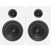 Kanto Living Yup6 2-way Bookshelf Speakers (matte White, Pair)