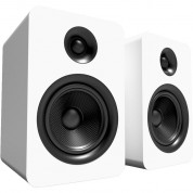 Kanto Living Yup6 2-way Bookshelf Speakers (matte White, Pair)