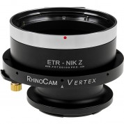 Fotodiox Rhinocam Vertex Rotating Stitching Adapter For Bronica Etr Lens To Nikon Z-mount Camera