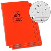 Rite In The Rain Stapled Notebooks (3-pack, Orange, 4.6 X 7