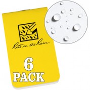 Rite In The Rain On-the-go Notebooks (yellow, 6-pack)