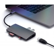 Satechi Usb Type-c Multi-port Adapter 4k With Ethernet V2 (space Gray)