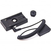 Digitalfoto Solution Limited L-series Battery Plate To Lp-e17 Dummy Battery (coiled Cable, 14.6 To 39.4