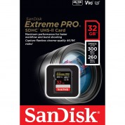 Sandisk 32gb Extreme Pro Uhs-ii Sdhc Memory Card