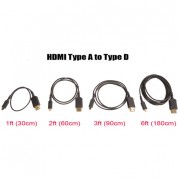 Came-tv Ultra-thin Micro-hdmi To Hdmi Cable (3')