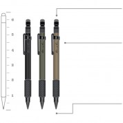 Rite In The Rain Mechanical Pencil (flat Dark Earth, Black & Olive Drab, 3-pack)