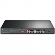 Tp-link Tl-sl1218p 16-port 10/100 Mb/s + 2-port Gigabit Poe+ Compliant Unmanaged Switch With Sfp