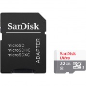 Sandisk 32gb Ultra Uhs-i Microsdhc Memory Card With Sd Adapter