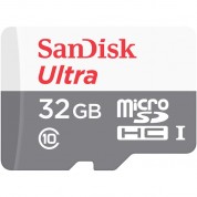 Sandisk 32gb Ultra Uhs-i Microsdhc Memory Card With Sd Adapter