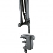 K&m 23850 Broadcast Microphone Desk Arm With Clamp