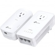 Tp-link Tl-wpa8631p Av1300 Gigabit Passthrough Powerline Ac1200 Wi-fi Kit