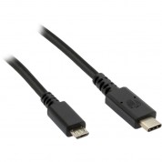 Pearstone Usb 2.0 Type-c Male To Micro-b Male Cable (6.6')