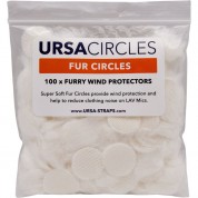 Remote Audio Ursa Fur Circles Wind Covers (100-pack, White)