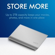 Lacie 1tb Portable Usb 3.1 Gen 2 Type-c External Ssd V2