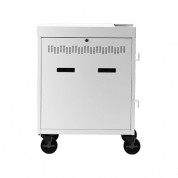 Bretford Cube 36-device Charging Cart (usb Type-c, Pre-wired, Padlock, Arctic White)