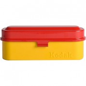 Kodak Steel 135mm Film Case (red Lid/yellow Body)