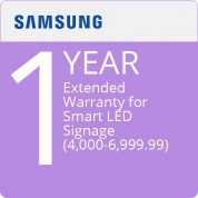 Samsung 1-year Extended Warranty For Smart Led Signage Displays ($4000.00-$6999.99)