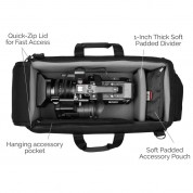 Portabrace Lightweight Camera Case For Dslr With Camvate Shoulder Mount Kit