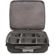 Shell-case Hybrid 340 Lightweight Semi-rigid Utility Case With Pouch & Divider Set (black)