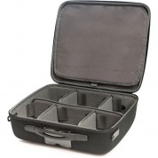 Shell-case Hybrid 340 Lightweight Semi-rigid Utility Case With Pouch & Divider Set (black)