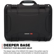 Nanuk 918 Hard Case With Padded Dividers (black, 21l)