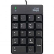 Adesso Usb Spill Resistant 18-key Numeric Keypad