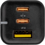 Xcellon Mighty Mini 365 3-port 65w Gan Usb Charger (black)