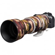 Easycover Cover For Canon Rf 100-500mm F/4.5-7.1l Is Usm Lens (brown Camo)